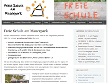 Tablet Screenshot of freieschuleberlin.de